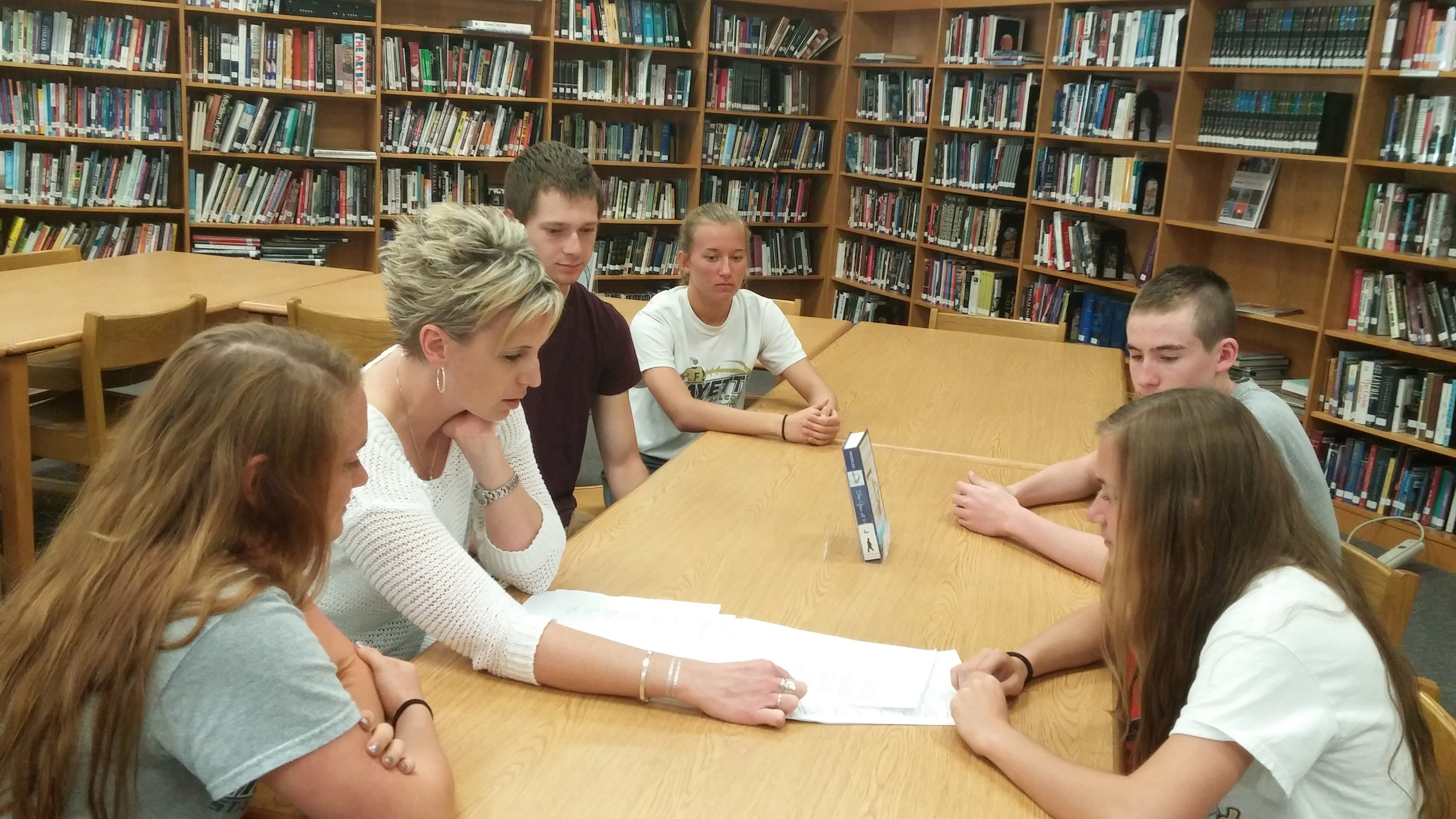 English Class at Fayette High School, First Class at CMU