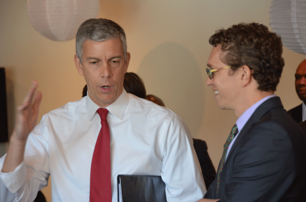US Secretary of Education Arne Duncan & NACEP Executive Director Adam Lowe