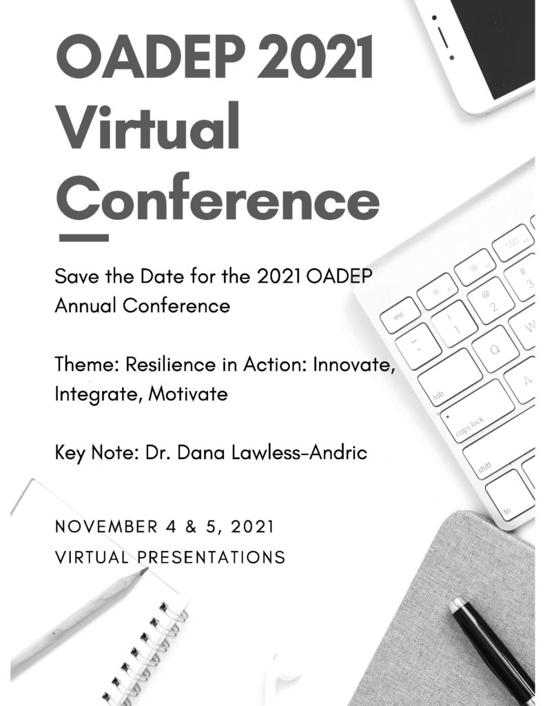 OADEP Save the Date PDF OADEP Save the Date PDF